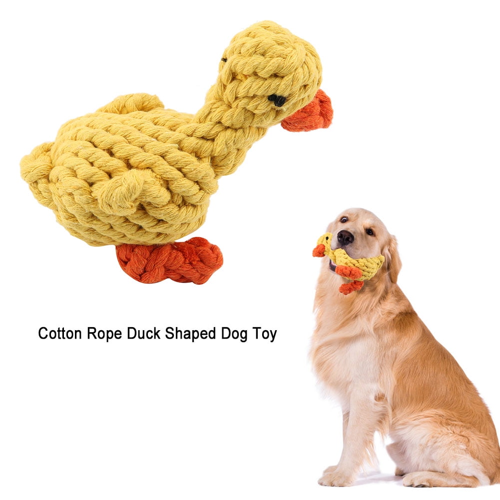 Non- Dog Chew Toy Duck Shaped Dog Toy Cotton Rope Dog Toy, Dog Toy, Cotton Material Dog Toy For Pets For Home For Dog