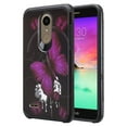 thumbnail image 4 of LG Stylo 4 Case, LG Q Stylus Case, SOGA Hybrid Dual Layer Astro Armor Smooth Protective Case Compatible for LG Stylo 4/LG Q Stylus Phone Cover ShockProof - Purple Butterfly, 4 of 4