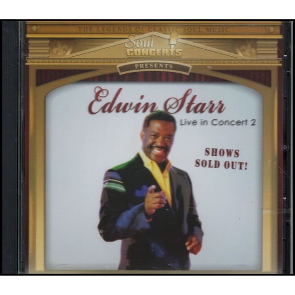 Edwin Starr - Live In Concert 2 (CD) (Mint (M))