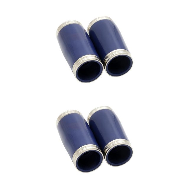ZLight 2 Pieces Professional Bakelite Clarinet Plastic B Flat Clarinet Treble Pitch Musical Instrument Accessories Dark Blue 2Set