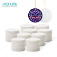 thumbnail image 2 of PYD Life Us, envío gratis, adornos de cerámica de sublimación, venta al por mayor, decoración personalizada, adornos de cerámica de Navidad, 2 of 4