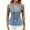 Light Blue, variant on Women's Casual Sleeveless Fashion Lace Vest with Tie Detail for Layering and Boho Style Outfits,Leopard Print,S