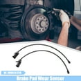 thumbnail image 2 of Unique Bargains Front Brake Pad Sensor Replacement Fit for AUDI A4 A5 A6 A8 Plastic Rubber Black 2 Pcs, 2 of 6