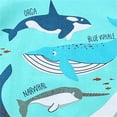 thumbnail image 4 of Eltusu Boys Cotton Outfit Sets, Comfort Elastic Waist Short Sleeve Crew Neck T-Shirts & Shorts Sets Blue Size 7-8 T, 4 of 6