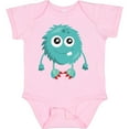 thumbnail image 3 of Inktastic Furry Monster, Little Monster, Blue Monster Boys or Girls Baby Bodysuit, 3 of 5