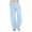 Light Blue, variant on Linen Pants for Women Casual Wide Leg Drawstring Elastic Waist Long Pants Solid Color Comfy Relaxed Beach Vacation Travel Oversized Trousers, Mint Green XXL