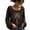 Dark Gray, variant on Skull Halloween Shirts for Women Crew Neck Long Bell Sleeve Skeleton Tee Bell Bottom Sleeve Crew Neck Tops Spooky Skull Floral Graphic Gothic Shirts XL