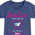 thumbnail image 3 of Barbie - Barbie Land Postal Service California - Toddler & Youth Girls Short Sleeve Graphic T-Shirt, 3 of 5