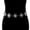 Sun steel color, variant on Elegant Sun Pattern Waist Sash Metal Waist Chain Adjustable Belt Waist Ornament Accessory for Women Casual Wear