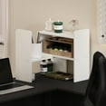 thumbnail image 6 of Furinno Classic Desk Top Organizer Bookshelf in White, 6 of 6