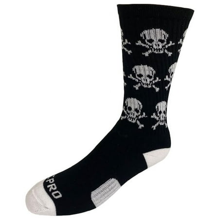 

Epic Adult Skull N Cross Bones - Cute Novelty Fun Design Crew-Socks (1-Pair)