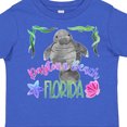thumbnail image 4 of Inktastic Daytona Beach Florida Cute Swimming Manatee Boys or Girls Toddler T-Shirt, 4 of 5