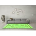 thumbnail image 3 of Ahgly Company Indoor Rectangle Abstract Green Modern Area Rugs, 2' x 3', 3 of 4