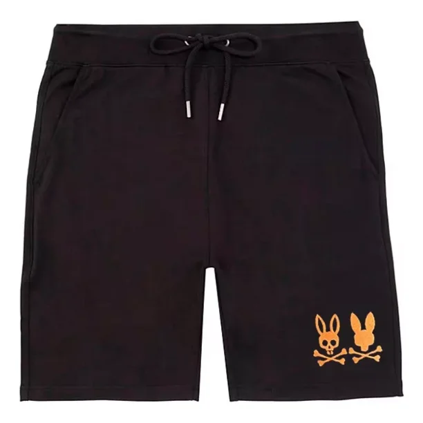 Shorts Men Shorts Psycho Bunny Berkeley Hombre Negro Algodón