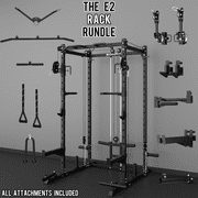Eonfit E2 Power Cage,1500LB Squat Rack with Cable Crossover System.Multi-Function Power Rack for Home Gum.All-in-One Squat Rack with More Training Attachments