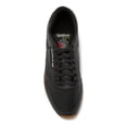 thumbnail image 4 of Zapatillas Reebok Classic de piel para hombre, zapatillas de tenis negras o blancas, negro básico, gris puro5/Reebok Gum3, 4.5, 4 of 6