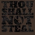 thumbnail image 3 of CafePress - Thou Shall Not Steal Baseball Catcher T Shirt - Men's Classic Graphic Cotton T-Shirt, 3 of 4