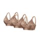 thumbnail image 1 of Sujetanes Cómodos para Mujeres Más Tamaño Color Sólido Encaje Empalme Todos los Días, Correas Ajustables para el Uso Diario, 1 of 2