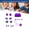 thumbnail image 2 of Aihome Full Buttons Set Replacement Kit for PS5 Controller White ABS, 2 of 9