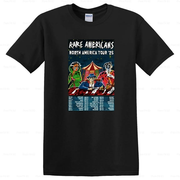 V3-Fashion Rare Americans North America Tour 2025 Shirt, for men & women, up to size 5XL.
