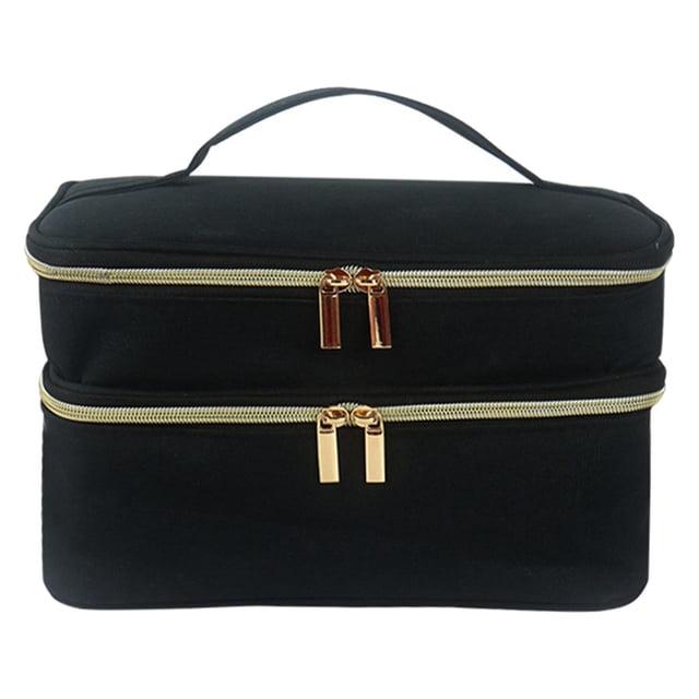 Rongfmy Sewing Accessories Storage Box Black Multipurpose Pouches Durable Portable Tools