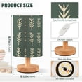 thumbnail image 2 of Yayeee Table Lamp for Bedroom Nightstand LED Portable Bedside Warm Light, Dark Green Leaves, 2 of 7