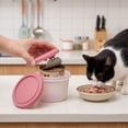 thumbnail image 5 of Silicone Pet Food Storage Container 8.2cm, Microwave and Freezer Safe Sealed Lid for Cat Wet Food, Airtight Mini Food Container for Fridge Storage, Reusable Food Grade Container for Pets, 5 of 6