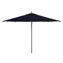 SAFAVIEH Velop 7.5' Wooden Pulley Market Square Umbrella, Navy