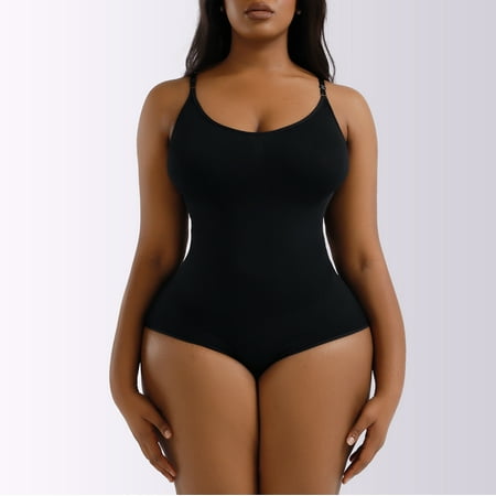 

YIJIARAN Seamless Bodysuit for Women Tummy Control Shapewear | Sculpting Body Shaper Thong Dupes Shaping Tops