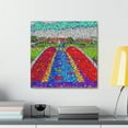 thumbnail image 3 of Love Bridge Pointillism - Canvas, 3 of 10
