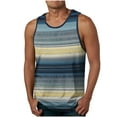 thumbnail image 2 of VBTAPA Mens Graphic Tank Top Sleeveless Crew Neck Tees Stylish Casual Summer Tops Light Blue L, 2 of 5