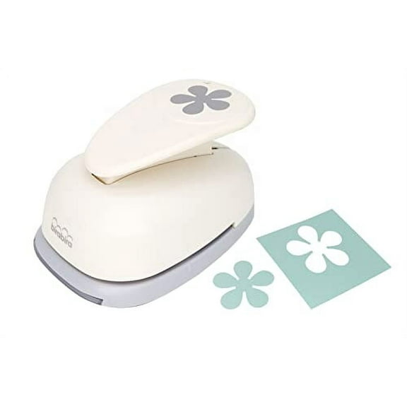 Bira Craft 3 inch Flower 3 Shape Lever Action Craft Punch for Paper Crafting Scrapbooking