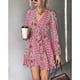 thumbnail image 2 of Vestido De Moda Para Mujer, Vestido Con Cuello En V Elegante Para Ir De Compras Para El Trabajo ANGGREK Otros, 2 of 8