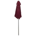 thumbnail image 4 of 7.5ft Outdoor Patio Market Umbrella with Hand Crank Burgundy, 4 of 6