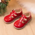 thumbnail image 2 of Mepaouo Girls Mary Jane Shoes Toddler Flower Ballet Flats Little Kids School Uniform Dressy Loafers, 2 of 9