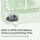 thumbnail image 4 of Ventilador de escritorio JISULIFE FA26 recargable de 4500 mAh, 4 velocidades, color verde, 4 of 5