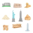 thumbnail image 4 of 10 piezas de edificios emblemáticos, modelo en miniatura, conjunto de figuras, modelo de arquitectura 3D para dormitorio, colección de hogar, regalos CUTICAT juego educativo, 4 of 8