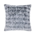 thumbnail image 5 of Home Soft Things Variegated Faux Fur Pillow Covers, 1 piece, 20"x20", Dark Grey, 5 of 8