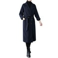 thumbnail image 2 of Vedolay Winter Coat Women Casual Button Work Fall Coat 2023 Jacket Navy,M, 2 of 4