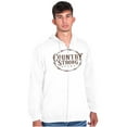 thumbnail image 5 of Country Strong Logo Western Cowboy Zip Up Hoodie Men's Women's Brisco Brands S, 5 of 5