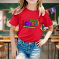 thumbnail image 2 of TZEWGL Summer Short Sleeved Soft Graphic Prints Basic Tees For Child Clothing For Newborns size 8-9T, 2 of 5