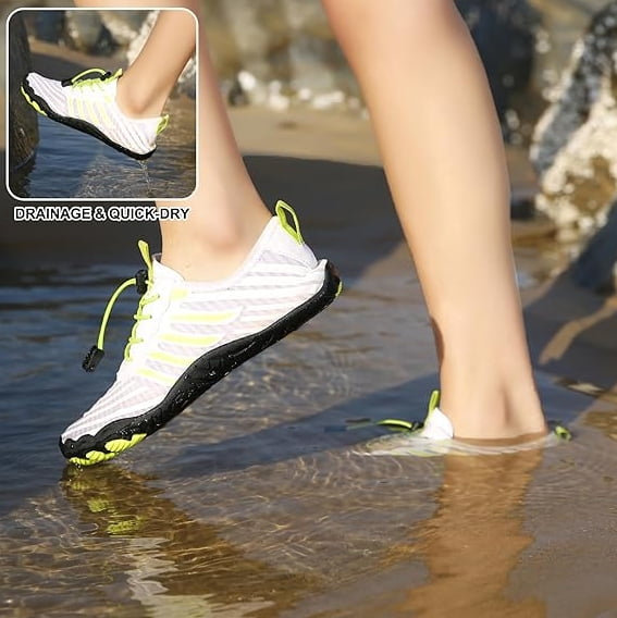 Grounded Barefoot Footwear for Women and Men,anti-slip Hikes Water Shoes , Hiking Bare Foot Unisex, Foot Shaped Sneakers Wide Toe Box