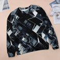 thumbnail image 6 of Geometric Lattice Mom Sweatshirt For Women Long Sleeve Pullover, 6 of 7