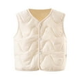 thumbnail image 4 of Kids Girls Puffy Vest Sleeveless Lightweight Girls' Outerwear Jackets & Coats Kids Winter Clothes Girls' Fashion 3-4 Years, 4 of 4