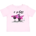 thumbnail image 3 of Inktastic Go Go Go Pink Racing Car Boys or Girls Baby T-Shirt, 3 of 5