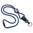 thumbnail image 5 of Heavy Duty Breakaway Lanyard with Detachable Key Ring - Long, Round Neck Cord Badge Holder Keychain - Adjustable Slider & Quick Release Clip for Easy Key Card Access by Specialist ID (Royal Blue), 5 of 5
