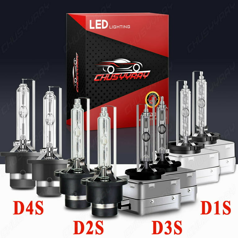 D2S D2R D2H D4S D4R D1S D3S D1R D3R D8S LED Headlight Bulbs HID Xenon  Replacement 20000Lm 80W 6500k Cold White CANbus-ready Error-free :  : Car & Motorbike