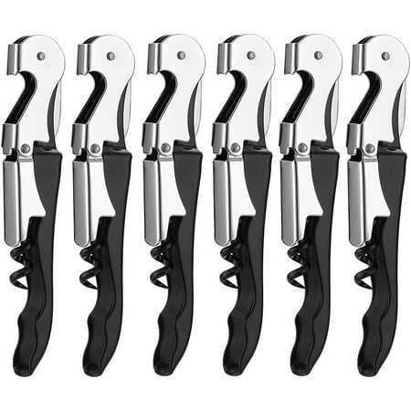 

6 Pack Corkscrew Wine Opener With Foil Cutter By