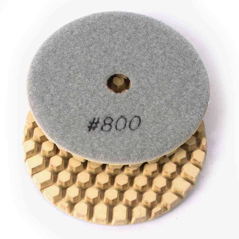 Specialty Diamond BRTD4800 4" 800 Grit Dry DGEX Concrete Countertop Wet