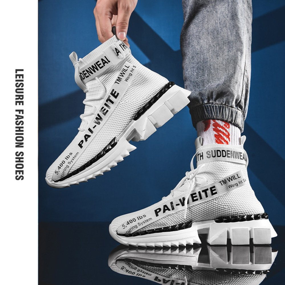 trendy high top sneakers